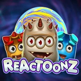 Reactoonz logo – Slots by Play'n GO at Betrix Casino