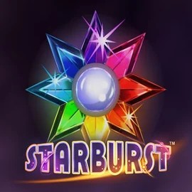 Slots logo of Starburst from NetEnt at Betrix Casino